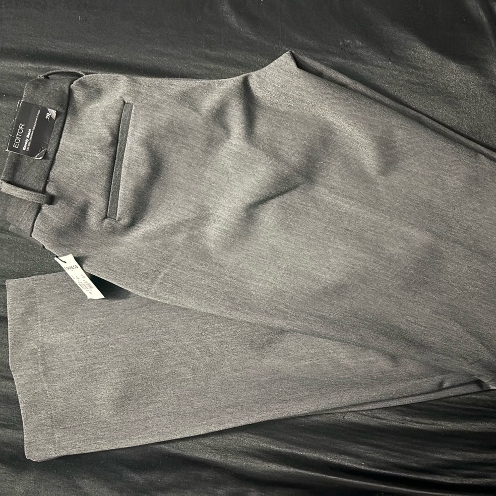 Express Gray Editor Women's Pants